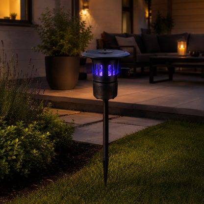 Solar Mosquito Trap Light for Outdoor Use and Camping
